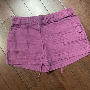 Purple shorts